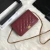 CH80287QJJ-JS　シャネル CHANEL 2019年最新入荷 クラシック チェーン ウォレット キャバスキン 斜め掛けショルダーバッグ 