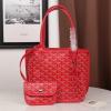 GY2320RD-BX　ゴヤール GOYARD 2019年最新入荷 サンルイジュニア トートバッグ ハンドバッグ ミニサイズ コーティングキャンバス レザー 