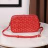 GY20172RD-BX　ゴヤール GOYARD 2019年新色入荷 カップヴェール バッグ 斜め掛け ショルダーバッグ コーティングキャンバス レザー