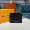 M30380-057　ルイヴィトン LOUISVUITTON 2019年最新入荷 ポルトフォイユ ミュルティプル ショートウォレット 二つ折り短財布 タイガレザー 黒