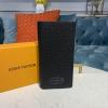 M30385-057　ルイヴィトン LOUISVUITTON 2019年最新入荷 ポルトフォイユ ブラザNM ロングウォレット 二つ折り長財布 タイガレザー 黒