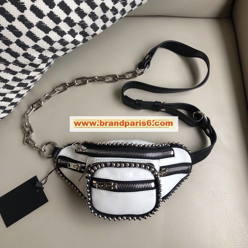 AW96050DB-YS　アレキサンダーワン Alexander Wang 2019年最新入荷 attica ミニ ファニーパック ウェストバッグ ショルダーバッグ クロスボディバッグ