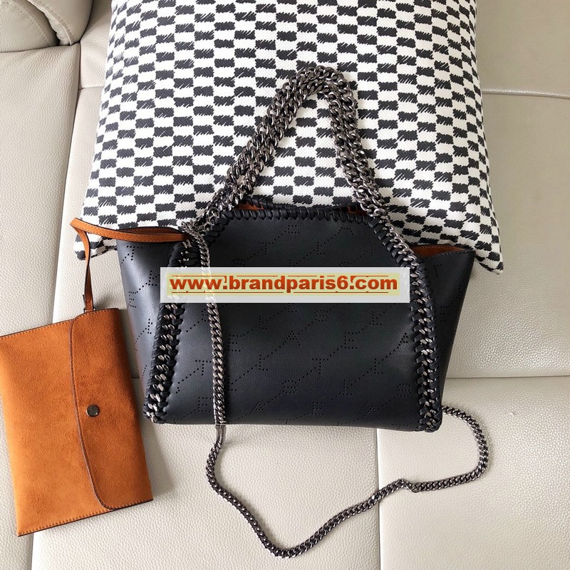SM41145KK-YS　ステラ マッカートニー Stella McCartney 2019年最新入荷 リバーシブル ファラベラ トートバッグ 2way ショルダーバッグ チェーン ショッピングバッグ