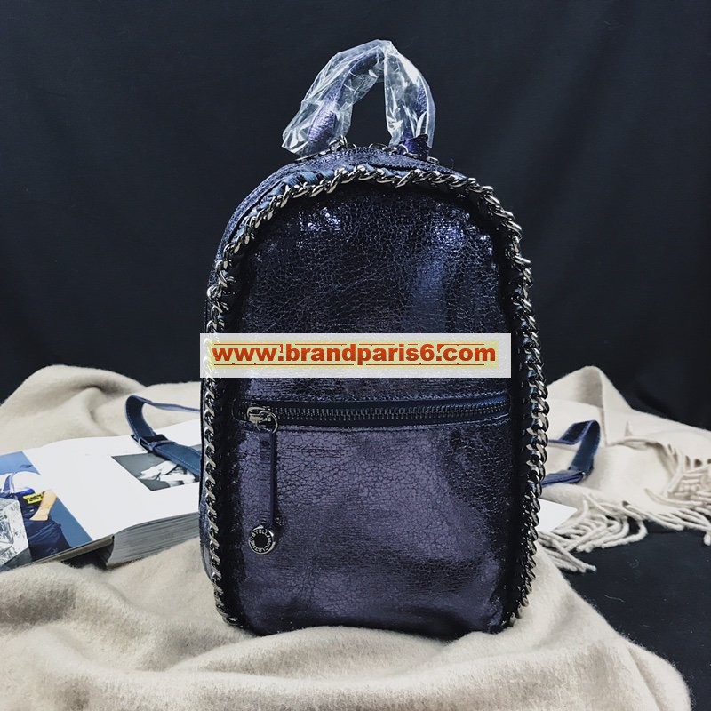 SM653042BK-YS　ステラ マッカートニー Stella McCartney 2019年最新入荷 バックパック ミニ リュック レディース リュックサック ファスナー ブラック