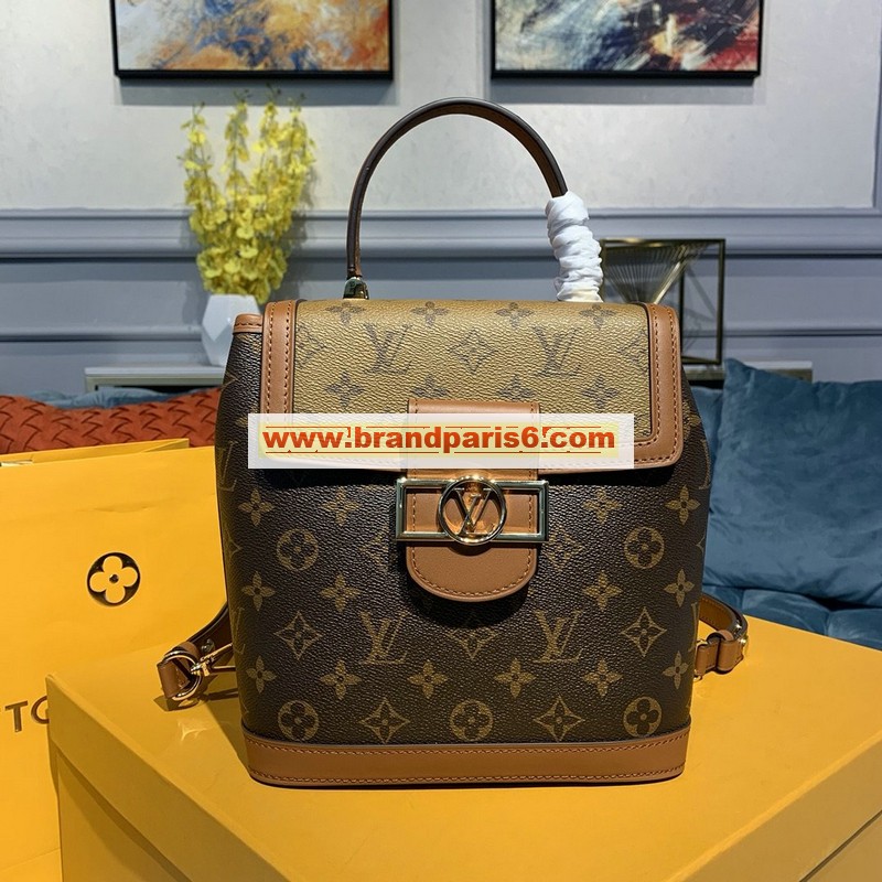 M44827-057　ルイヴィトン LOUISVUITTON 2019年最新入荷 ドーフィーヌ バックパック 2way ハンドバッグ リュック レディース リュックサック モノグラムキャンパス