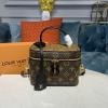 M44985-057　ルイヴィトン LOUISVUITTON 2019年最新入荷 Nice Vanity 化粧箱 トップハンドルバッグ モノグラムキャンパス コスメティック ボックス ポーチ