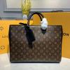 M55185H-057　ルイヴィトン LOUISVUITTON 2019年最新入荷 グラン サック トップハンドルバッグ トートバッグ メンズ ビジネスバッグ モノグラムキャンパス