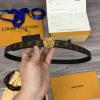 M0053-057　ルイヴィトン LOUISVUITTON 2019年最新入荷 サンチュール LV サークル 20mm ベルト リバーシブル レディース用 レザー モノグラムキャンパス 