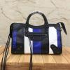 BA431621P-YUN　バレンシアガ BALENCIAGA 2019年最新入荷 クラシック シティ ハンドキャリーバッグ トートバッグ 2way ショルダーバッグ ストライプ レザー