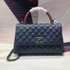 CH92991QGYPL-JS　シャネル CHANEL 2019年最新入荷 トップハンドルバッグ トートバッグ 2way ショルダーバッグ カーフスキン 