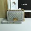 CH67085YJH-JS　シャネル CHANEL 2019年最新入荷 BOY スモール ハンドバッグ 斜め掛け ショルダーバッグ フラップバッグ レディース ラムスキン