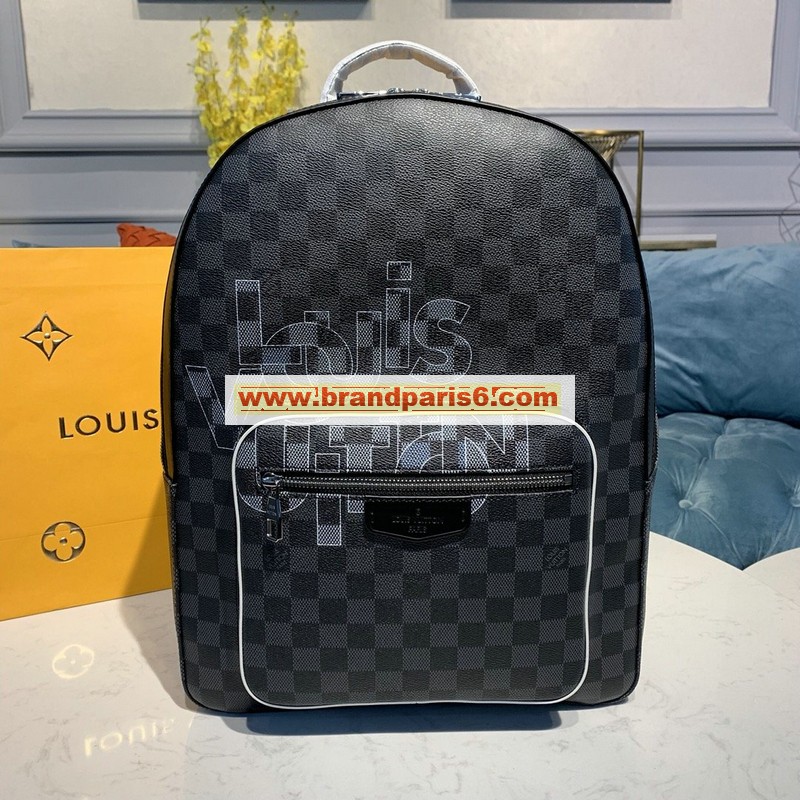 N41473Z-057　ルイヴィトン LOUISVUITTON 2019年最新入荷 ジョッシュ バックパック メンズ リュック 文字プリント リュックサック ダミエグラフィットキャンパス