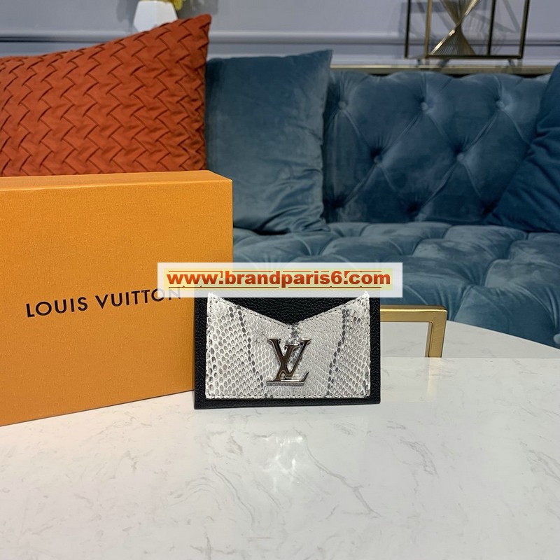 N97001-057　ルイヴィトン LOUISVUITTON 2019年最新入荷 ポルト カルト ロックミー カードケース 名刺入れ パイソンレザー