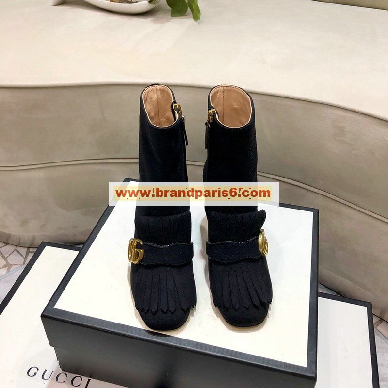 GGJ20010-26　グッチ GUCCI 20200年秋冬最新作 ショートブーツ ローヒールシューズ レディースシューズ 靴 レザー カジュアル