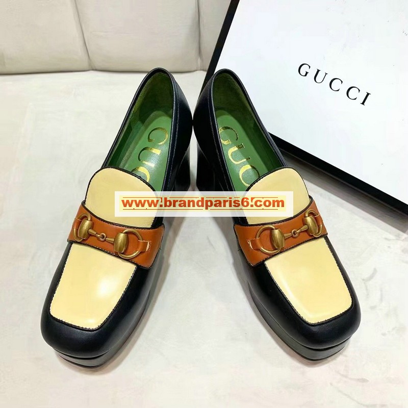 GGJ20014-26　グッチ GUCCI 20200年秋冬最新作 ハイヒールシューズ ローファーシューズ パンプス レザー レディース 靴