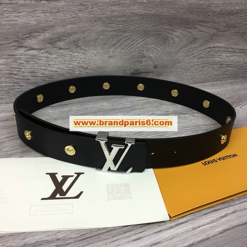M0063L-057　ルイヴィトン LOUISVUITTON 2019年最新入荷 サンチュール LV サークル 30mm ベルト レディース用 レザー
