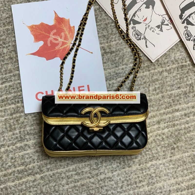 CH57275J-JS　シャネル CHANEL 2019年最新入荷 フラップバッグ 斜めがけ ショルダーバッグ レディースかばん CCマークロゴ ラムスキン