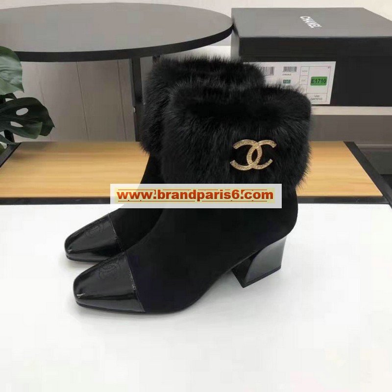 CHJ20050-26　シャネル CHANEL 2020年秋冬最新入荷 ショートブーツ ハイヒールブーツ 秋冬 レディースシューズ ミンクウール 靴 カジュアルシューズ