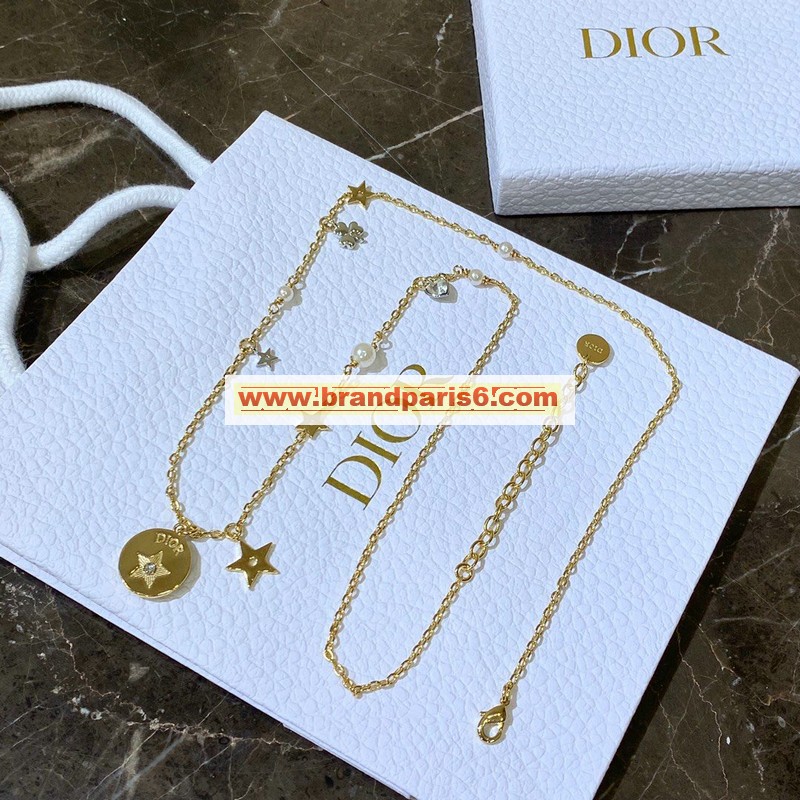 CDXL19004-CZZ　クリスチャンディオール CHRISTIAN DIOR 2019年最新入荷 Amulette d’Amour ネックレス ロングチェーン スター パール アクセサリー