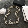 CHXL19021-CZZ　シャネル CHANEL 2019年最新入荷 アルファベット ネックレス パール ネックレス アクセサリー ジュエリー