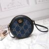 GG574978-057　グッチ GUCCI 2019年最新入荷 GGマーモント ラウンド ミニ ショルダーバッグ イブリングバッグ カーフスキン 
