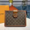M69184-057　ルイヴィトン LOUISVUITTON 2020年最新入荷 ポシェット ドーフィーヌ 手持ちかばん クラッチバッグ セカンドバッグ モノグラム リバース キャンバス