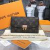 M61273-057　ルイヴィトン LOUISVUITTON 2020年最新入荷 クロワゼット チェーンウォレット ショルダー長財布 カードポケット モノグラムキャンパス