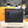 N416969C-057　ルイヴィトン LOUISVUITTON 2020年最新入荷 ポシェット ヴォワヤージュ 手持ちかばん ポーチ クラッチバッグ セカンドバッグ メンズ ダミエグラフィット