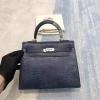HKLXDP28YS-063　エルメス HERMES 2020年最新入荷 ケリー トップハンドルバッグ ハンドバッグ レディースかばん リザード革 外縫い