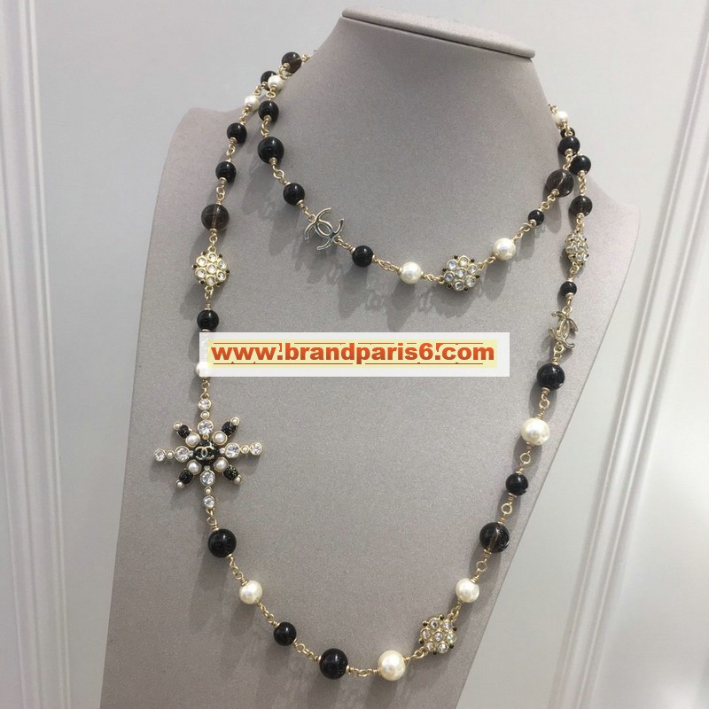 CHXL19020-CZZ　シャネル CHANEL 2019年最新入荷 ロング ネックレス パール ネックレス アクセサリー ジュエリー 雪片
