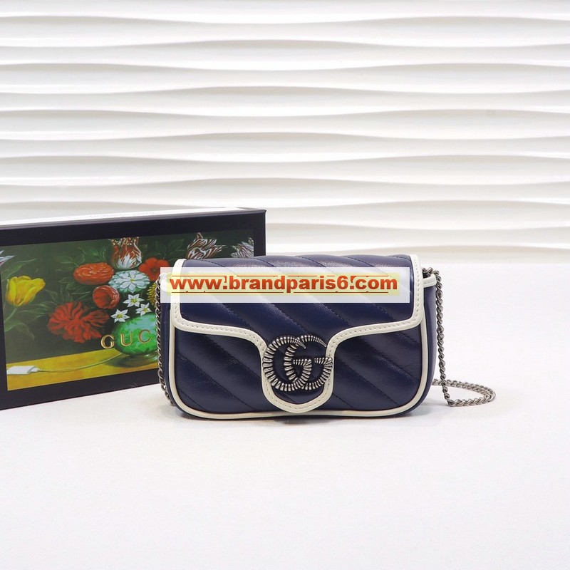GG574969LB-057　グッチ GUCCI 2019年最新入荷 GGマーモント 斜め掛け ショルダーバッグ レディースかばん カーフスキン