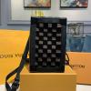 M45044KF-057　ルイヴィトン LOUISVUITTON 2020年最新入荷 ヴァーティカル ソフトトランク 斜め掛け ショルダーバッグ クラッチバッグ ミニバッグ ポシェット