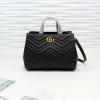 GG448054-057　グッチ GUCCI 2020年最新入荷 GGマーモント トップハンドルバッグ 2way ショルダーバッグ レディースかばん レザー トートバッグ