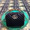 GG602270PK-057　グッチ GUCCI 2019年最新入荷 トップハンドルバッグ 2way ショルダーバッグ スクエアバッグ レディースかばん カーフレザー