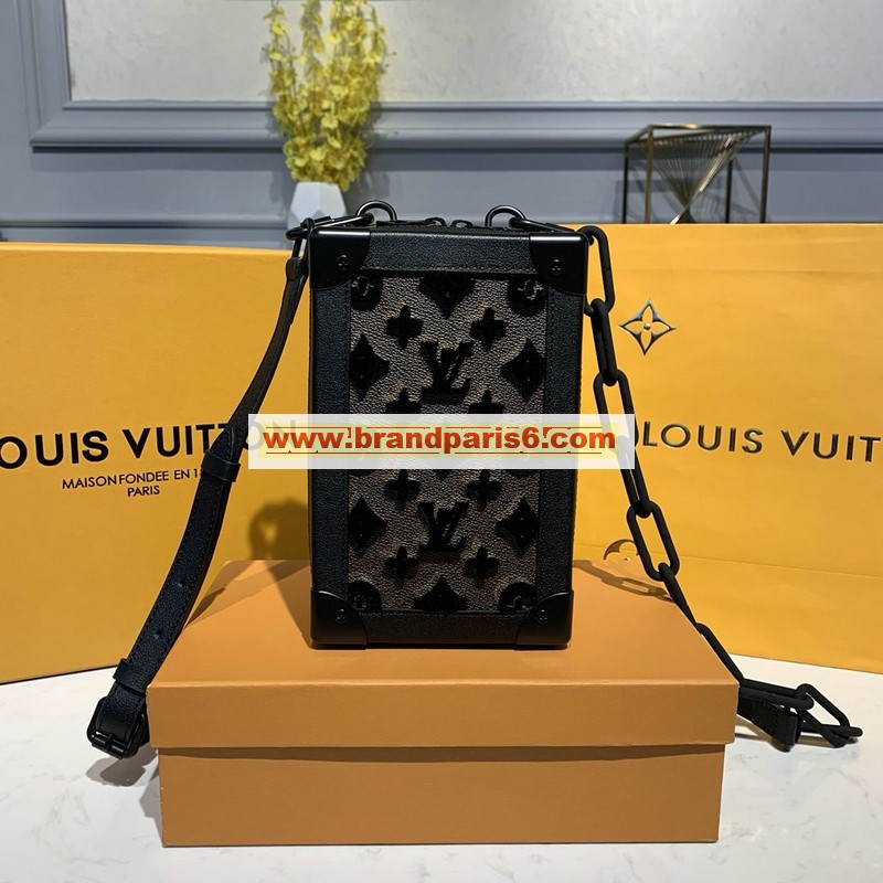 M45044-057　ルイヴィトン LOUISVUITTON 2020年最新入荷 ヴァーティカル ソフトトランク 斜め掛け ショルダーバッグ クラッチバッグ ミニバッグ ポシェット