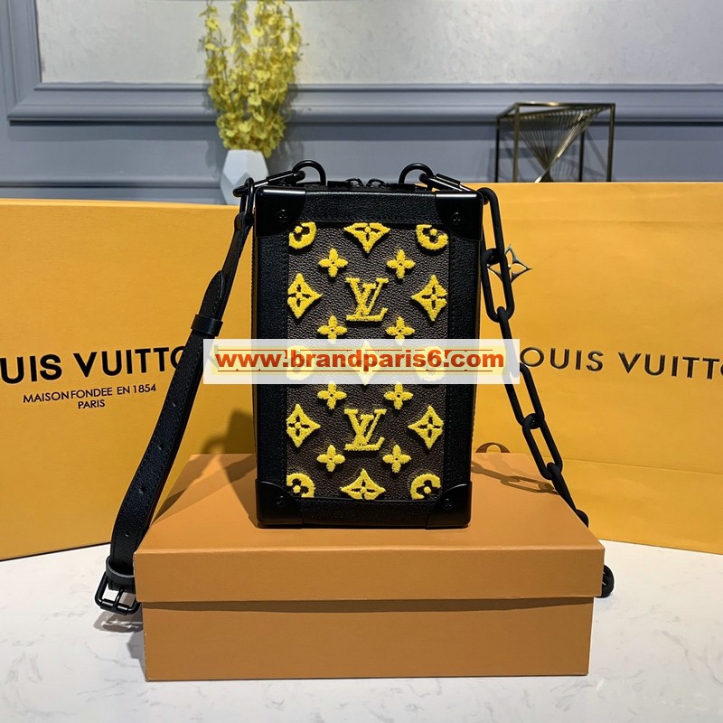 M45079-057　ルイヴィトン LOUISVUITTON 2020年最新入荷 ヴァーティカル ソフトトランク 斜め掛け ショルダーバッグ クラッチバッグ ミニバッグ ポシェット
