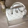 CH1321-JS　シャネル CHANEL 2020年最新入荷 ハンドバッグ ボーリングバッグ 2way ショルダーバッグ ボストンバッグ レザー