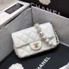 CH1436BS-JS　シャネル CHANEL 2020年最新入荷 スモール フラップバッグ 斜め掛け ショルダーバッグ レディースかばん ラムスキン コスチューム パール