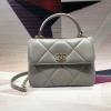 CH92236GJQH-JS　シャネル CHANEL 2020年最新入荷 トップハンドルバッグ トートバッグ 2way ショルダーバッグ ハンドバッグ ラムスキン