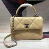 CH92236GYQX-JS　シャネル CHANEL 2020年最新入荷 トップハンドルバッグ トートバッグ 2way ショルダーバッグ ハンドバッグ ラムスキン