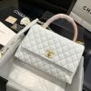 CH92992GQJPB-JS　シャネル CHANEL 2020年最新入荷 トップハンドルバッグ トートバッグ 2way ショルダーバッグ ハンドバッグ キャビアスキン