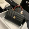 CH92992VQJPK-JS　シャネル CHANEL 2020年最新入荷 トップハンドルバッグ トートバッグ 2way ショルダーバッグ ハンドバッグ キャビアスキン