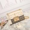 GG432182XB-057　グッチ GUCCI 2020年最新入荷 Padlock ショルダーバッグ フラップバッグ キャンパス カーフスキン レディース