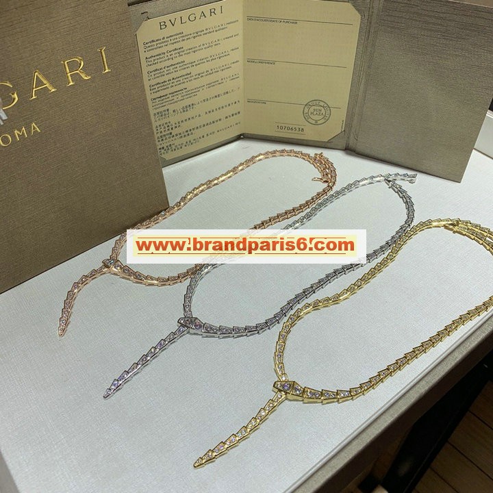 BVXL20003-CZ　ブルガリ BVLGARI 2020年最新入荷 セルペンティ ネックレス パヴェダイヤモンド アクセサリー ジュエリー