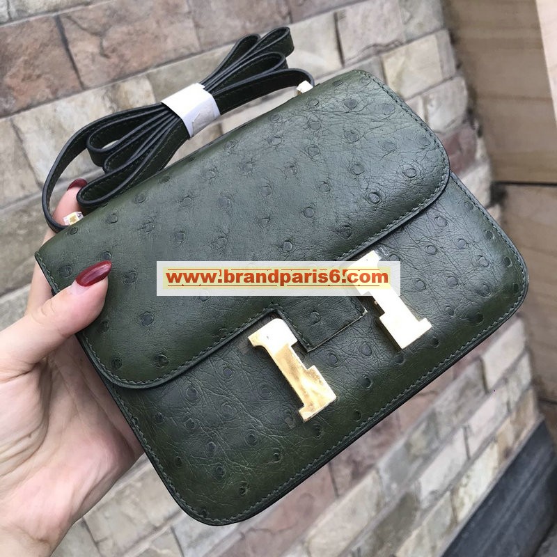 HE108218TPML-063　エルメス HERMES 2020年最新入荷 コンスタンス 斜め掛け ショルダーバッグ レディースかばん  オーストリッチ革