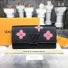 M63222X-057　ルイヴィトン LOUISVUITTON 2020年最新入荷 カプシーヌ コンパクト 二つ折り長財布 カードケース 札入れ ロングウォレット レザー