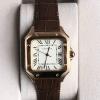 CAT19034s-ZX　カルティエ CARTIER 2019年最新入荷 腕時計 クォーツ ウォッチ メンズ レディース 時計 カップルタイプ 男女兼用 本革ベルト