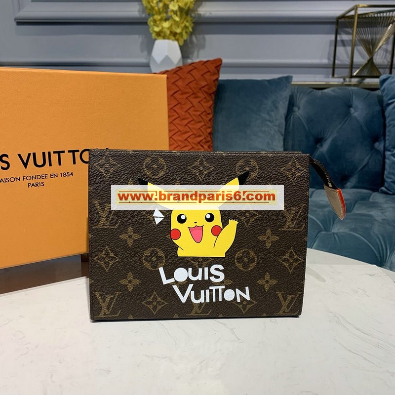 M47544PK-057　ルイヴィトン LOUISVUITTON 2020年最新入荷 ポッシュトワレット ポーチ 手持ち鞄 クラッチバッグ モノグラムキャンパス 