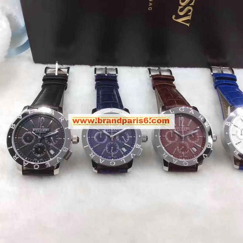 BVT20006-ZX　ブルガリ BVLGARI 2020年最新入荷 腕時計 メンズ ウォッチ 男性用 時計 本革ベルト 