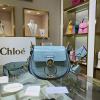 CLE1153EQL-DDB　クロエ CHLOE 2020年最新入荷 Tess スモールバッグ 斜めがけ ショルダーバッグ カーフスキン ラウンドバッグ レディースかばん